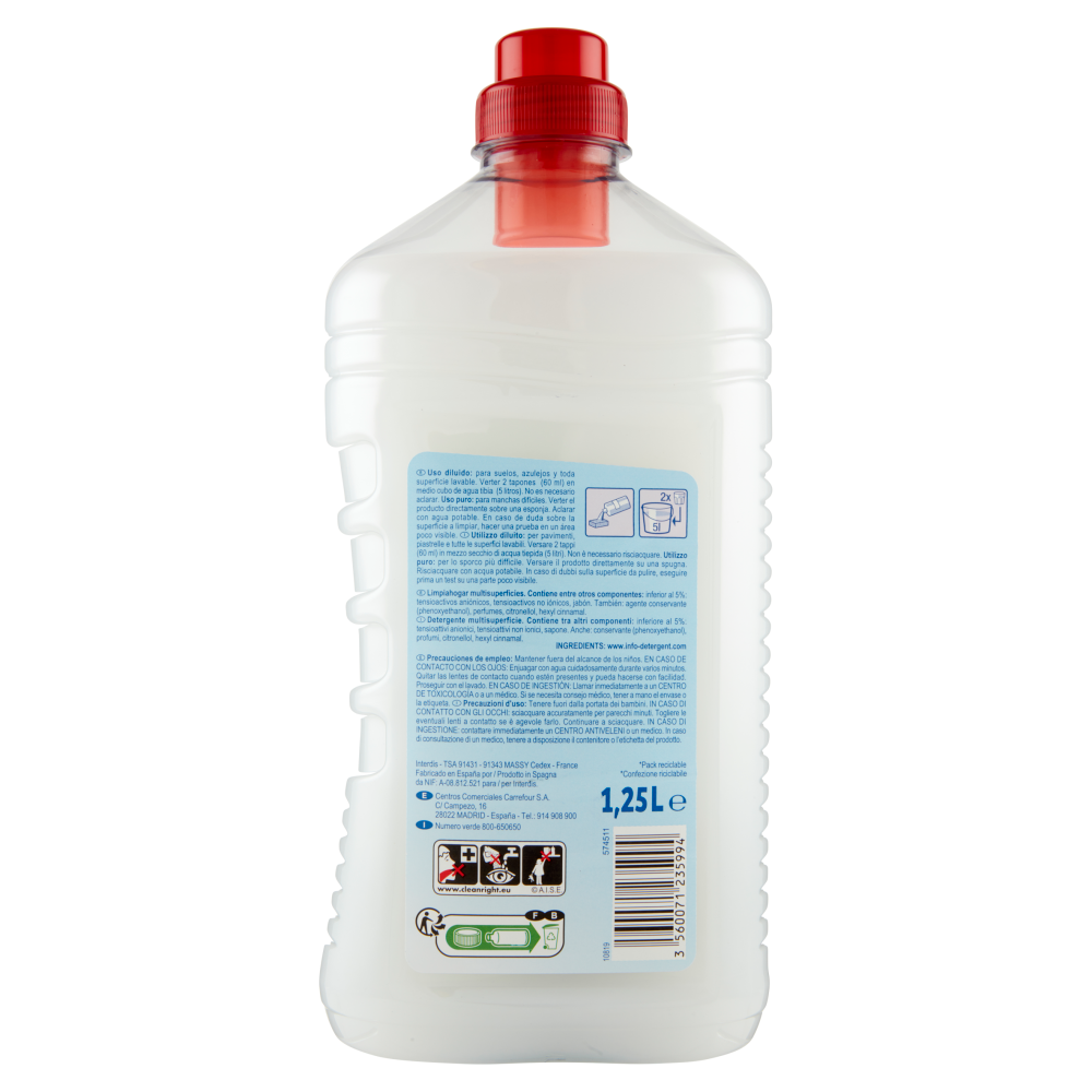 Soluzione detergente naturale multisuperficie 1 L