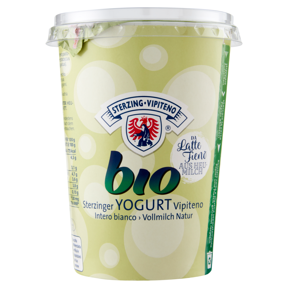 Compra Yogurt intero bianco da latte fieno Bio 125g Latteria Vipiteno 125g  I Pur Südtirol®