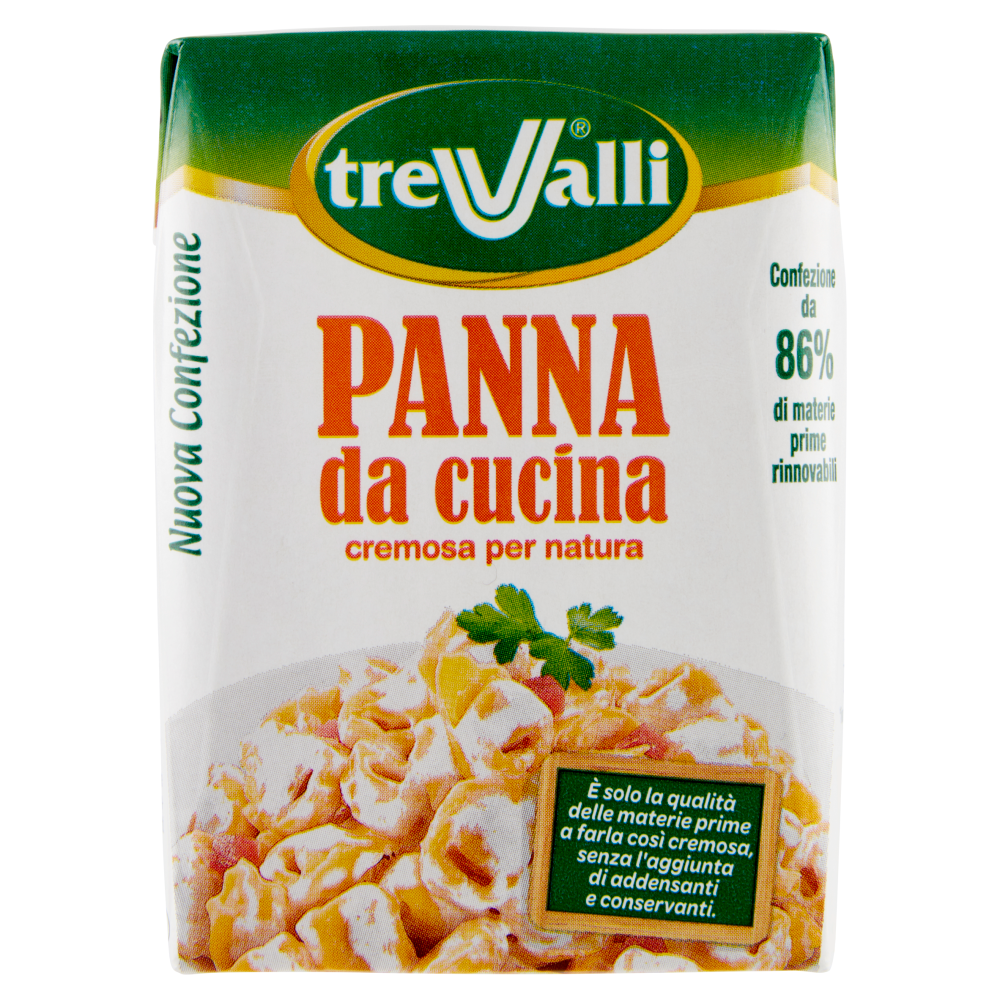 trevalli panna da cucina 200 ml carrefour