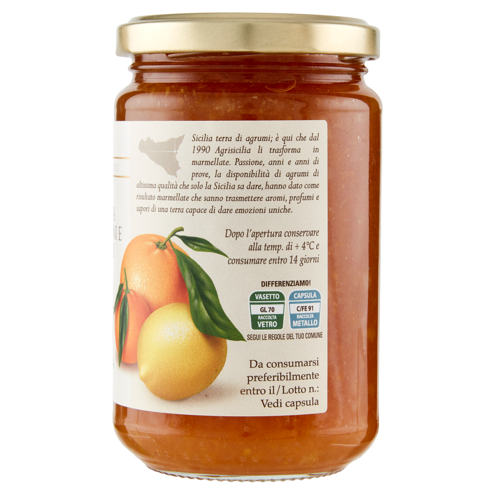 Agrisicilia Marmellata Arance Limoni E Mandarino Di Sicilia 360 G Carrefour 9375