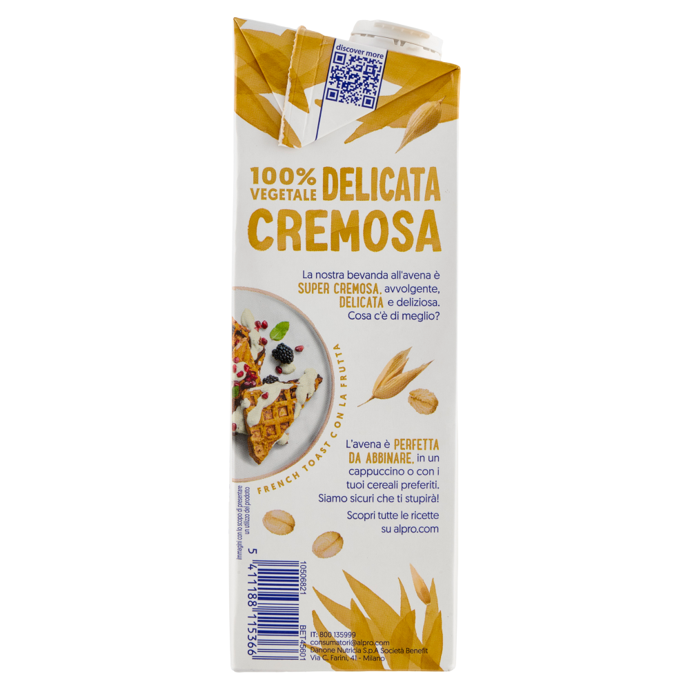 ALPRO Avena Classico Bevanda All Avena 100 Vegetale Con Vitamine B2