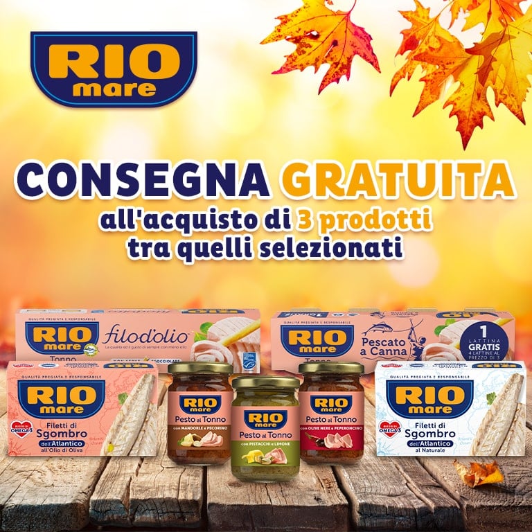 Consegna Gratuita Rio Mare