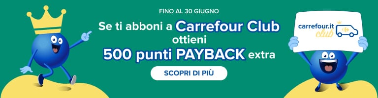 Punti PAYBACK con Carrefour Club
