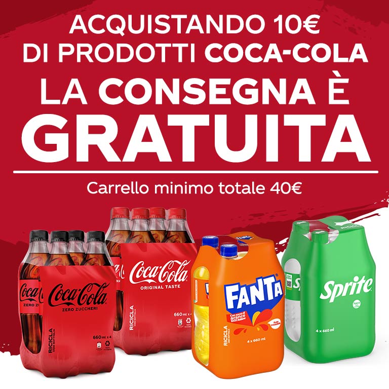 Consegna gratuita Coca Cola