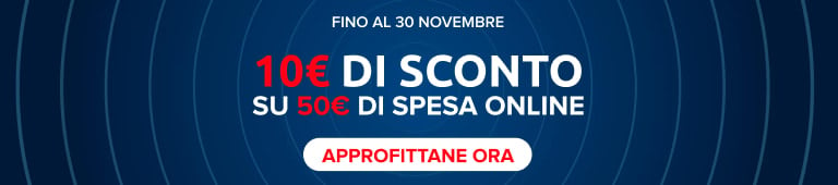 Sconto esclusivo online